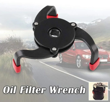 Removal 3 Jaw Oil Filter Wrench 63-102mm One Way Repair Tools Torque Auto-Adjust Oil Filter Wrench Car Repair Tool