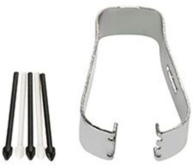 Removal Pincet Tool Touch Stylus Tips Penpunten Met Metalen Clip Voor Samsung- Galaxy- Tab S6 T860 T865/s6 Lite Serie Stylus S Pen zwart