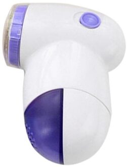 Remover Rvs Kleding Stof Scheerapparaat Battery Operated Kleding Stof Scheerapparaat Trui Scheerapparaat Elektrische Lint00 Paars