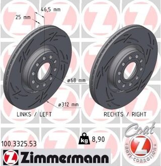 Remschijf BLACK Z 100332553