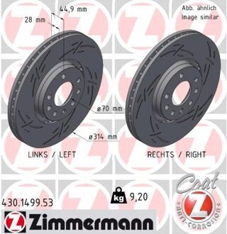 Remschijf BLACK Z 430149953