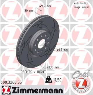 Remschijf BLACK Z 600326655