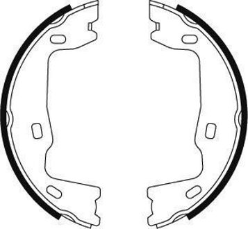 Remschoenset, parkeerrem