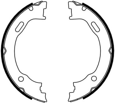 Remschoenset, parkeerrem