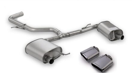 Remus uitlaat passend voor L+R passend voor Seat Leon Cupra ST 300 - Chroom 7965150500LR002614SSR