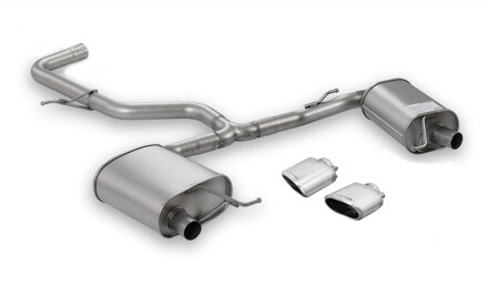 Remus uitlaat passend voor L+R passend voor Seat Leon Cupra ST 300 - Zilver Ovaal 7965150500LR002618R