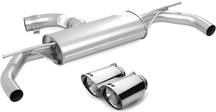 Remus uitlaat passend voor Volkswagen Golf VII / Seat Leon 2.0 TSi - Chroom Schuin 95601715009552130000002670SGR