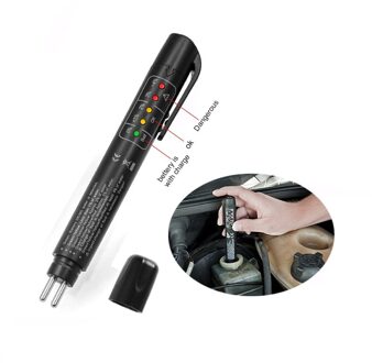 Remvloeistof Liquid Tester Pen Met 5 Led Auto Auto Voertuig Gereedschap Diagnostic Tools Mini Remvloeistof Tester