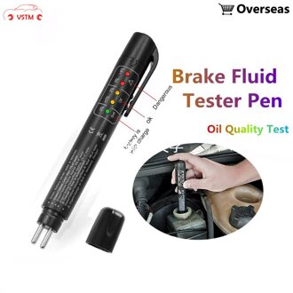 Remvloeistof Tester Universele 5 LED Nauwkeurige Olie Controleren Pen Automotive Remvloeistof Testen Auto Reparatie Tool