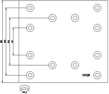 Remvoeringsset, trommelrem 1910902