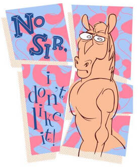 Ren & Stimpy No Sir I Don't Like It! Women's T-Shirt - Wit - 3XL