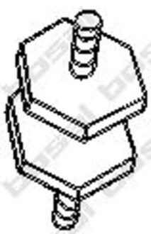 Renault Aanslagrubber, demper