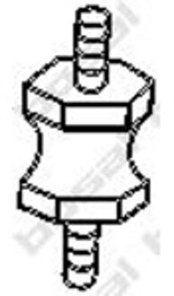 Renault Aanslagrubber, demper