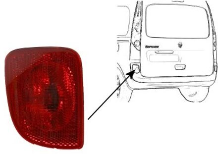 Renault Achtermistlicht Links