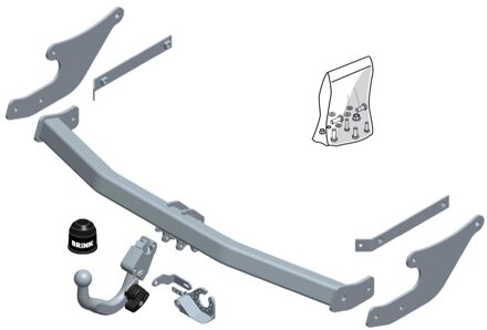 Renault Afneembare trekhaak 607700