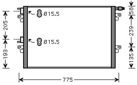 Renault Airco Condensor 43005382