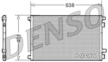 Renault Airco condensor DCN23012