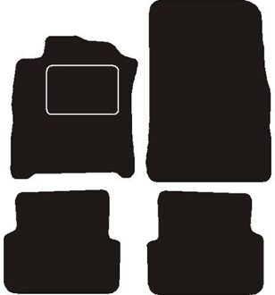 Renault Automatten passend voor Renault Modus zonder opbergvakken 2004 - MSN1365161