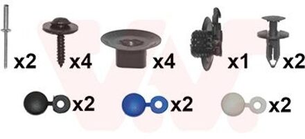Renault bevestingen achterbumper 4333793