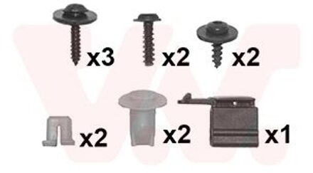 Renault bevestingen achterbumper 4371793