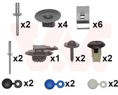 Renault bevestingen achterbumper 4374793