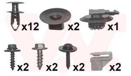 Renault bevestingen achterbumper 4380793
