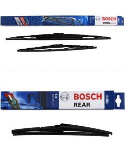 Renault Bosch Ruitenwissers voordeelset 604S + H801 604SH801