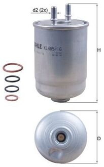 Renault Brandstoffilter KL48516D