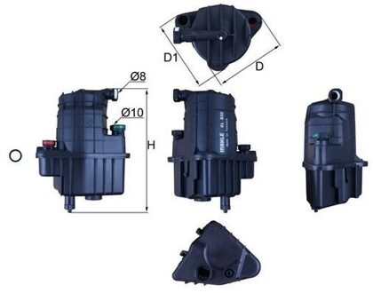 Renault Brandstoffilter KL832D