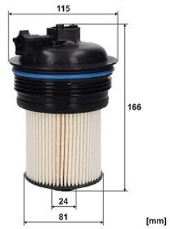 Renault Brandstoffilter PE8159