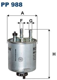 Renault Brandstoffilter PP988