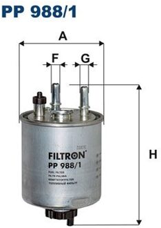 Renault Brandstoffilter PP9881