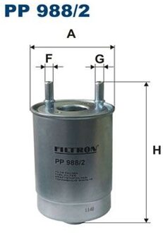 Renault Brandstoffilter PP9882