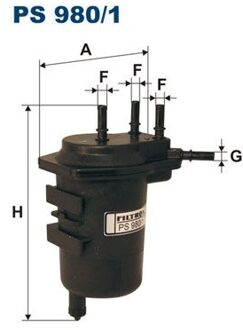 Renault Brandstoffilter PS9801