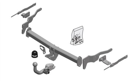 Renault Brink Afneembare Trekhaak (RMC) + kabelset 653745