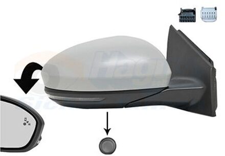 Renault Buitenspiegel rechts 4407828