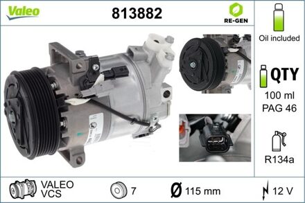 Renault Compressor, airconditioning 813882