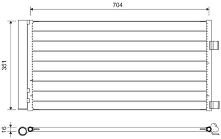 Renault Condensor, airconditioning 814378