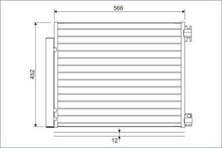 Renault Condensor, airconditioning 822569