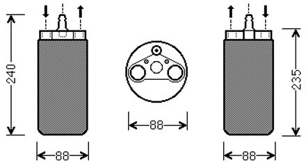 Renault DROGER FLES Laguna II / Vel Satis 11 4300D453