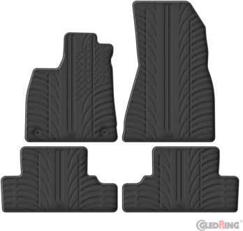 Renault Gledring Rubbermatten passend voor Renault 5 E-Tech 2024- (T profiel 4-delig + montageclips) GL0016