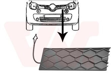 Renault grille l. sierrooster 4368511