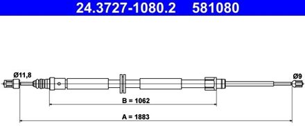 Renault Handremkabel 24372710802