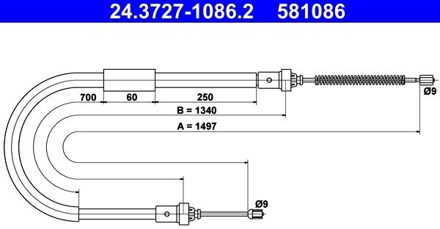 Renault Handremkabel 24372710862