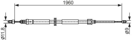 Renault Handremkabel BC2432
