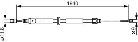 Renault Handremkabel