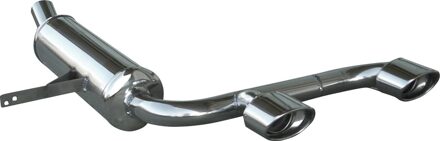 Renault InoxCar uitlaat passend voor 'Centraal' Renault Megane II RS 2.0 16v 2004- 2x120x80mm IXREME11120