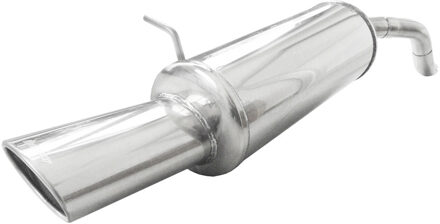 Renault InoxCar uitlaat passend voor Renault Clio 4 1.2 75pk 2013- 1x120x80mm IXRECL32120