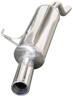 Renault InoxCar uitlaat passend voor Renault Clio II 1.6 (90pk) -2001 80mm IXRECL0880