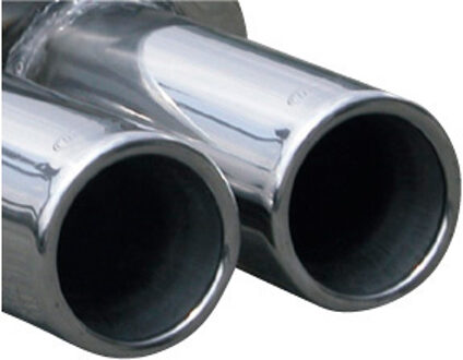 Renault InoxCar uitlaat passend voor Renault Clio III 1.2T (100pk) 2009- Ø40mm 2x80mm IXRECL27D8